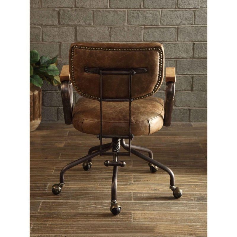 Acme Furniture Hallie 92410 Executive Office Chair - Vintage Whiskey IMAGE 5