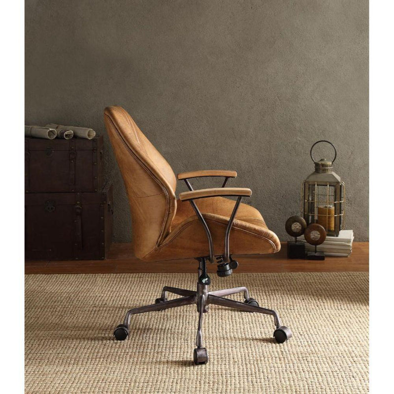 Acme Furniture Hamilton 92412 Executive Office Chair - Coffee IMAGE 4