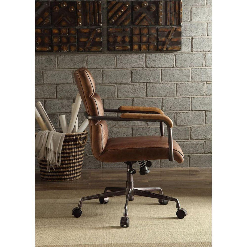 Acme Furniture Harith 92414 Executive Office Chair - Retro Brown IMAGE 4
