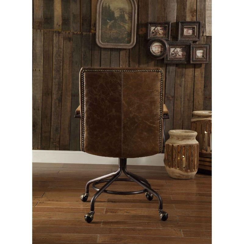 Acme Furniture Harith 92416 Executive Office Chair - Vintage Whiskey IMAGE 5