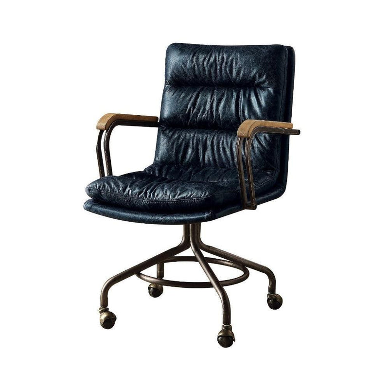 Acme Furniture Harith 92417 Executive Office Chair - Vintage Blue IMAGE 1