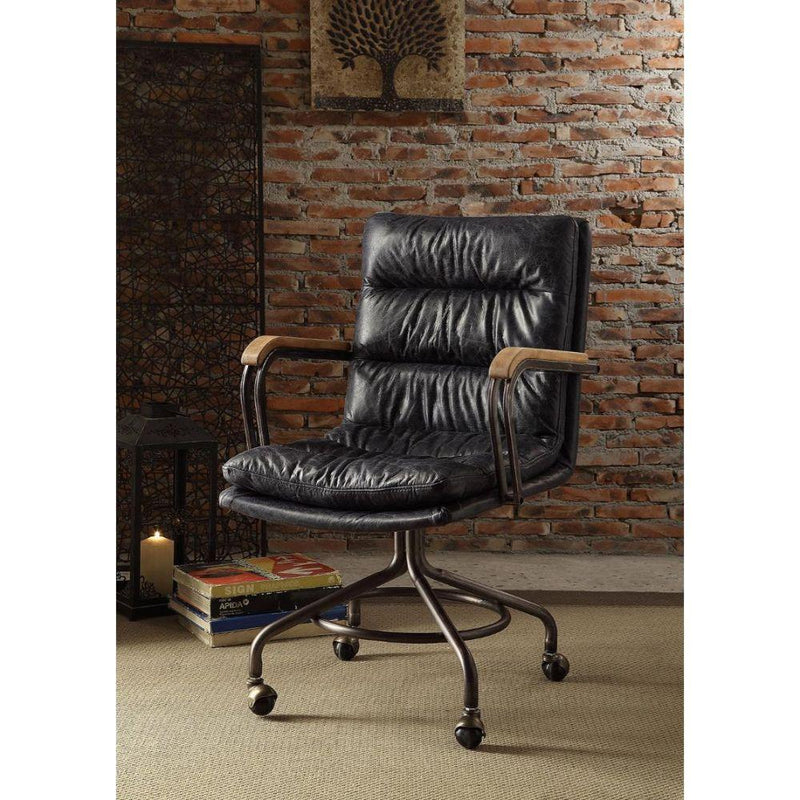 Acme Furniture Harith 92417 Executive Office Chair - Vintage Blue IMAGE 2