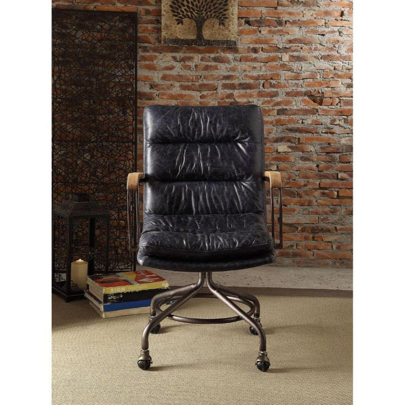 Acme Furniture Harith 92417 Executive Office Chair - Vintage Blue IMAGE 3
