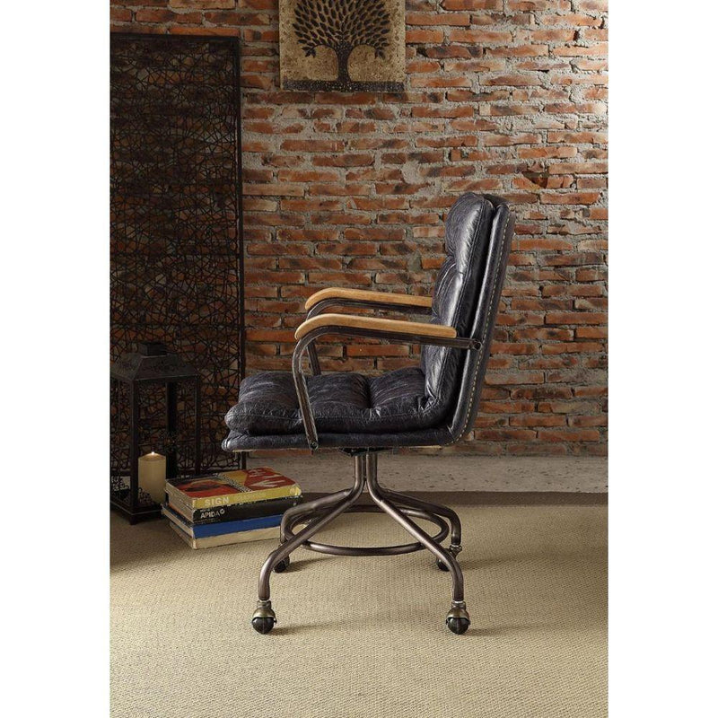 Acme Furniture Harith 92417 Executive Office Chair - Vintage Blue IMAGE 4