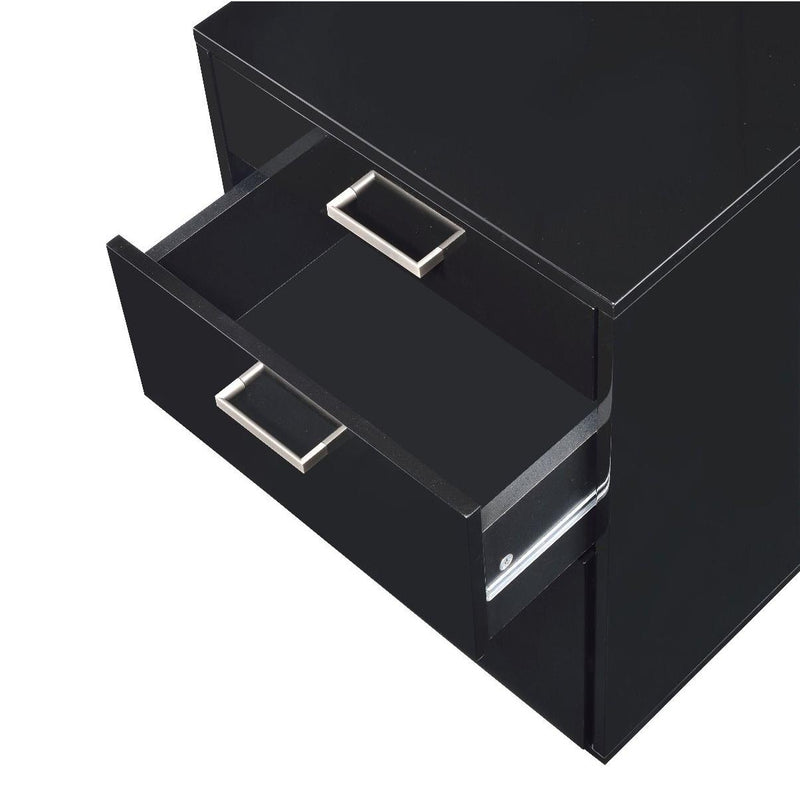 Acme Furniture Coleen 92450 File Cabinet - Black IMAGE 4