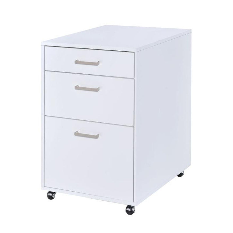 Acme Furniture Coleen 92454 File Cabinet - White IMAGE 1