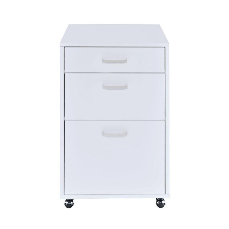 Acme Furniture Coleen 92454 File Cabinet - White IMAGE 2