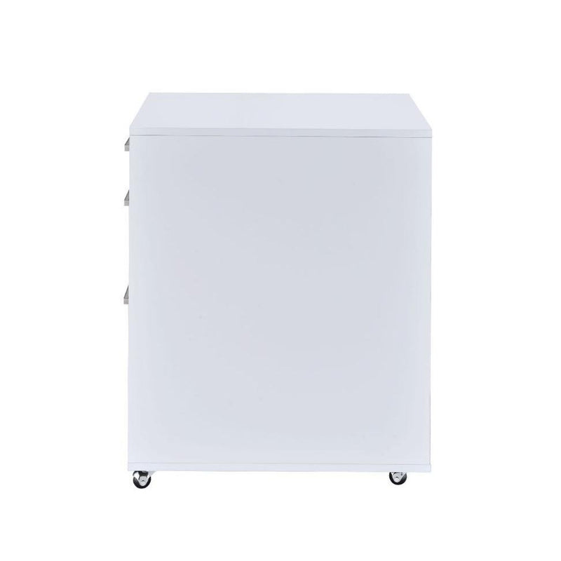 Acme Furniture Coleen 92454 File Cabinet - White IMAGE 3