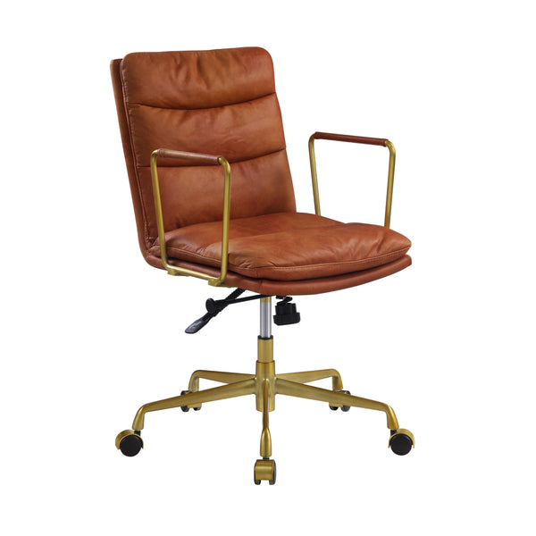 Acme Furniture Dudley 92498 Executive Office Chair - Rust IMAGE 1
