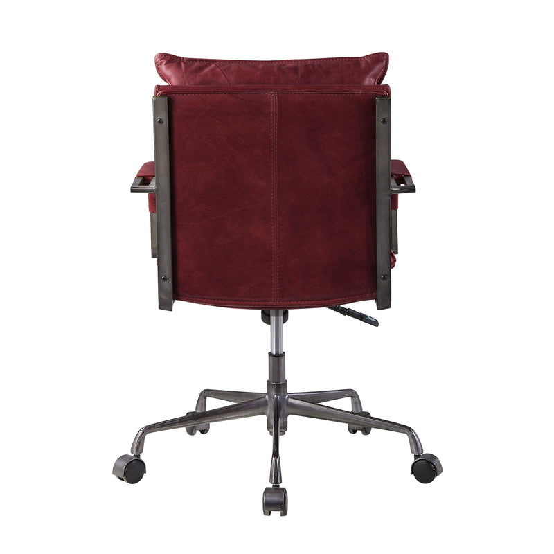 Acme Furniture Haggar 92536 Executive Office Chair - Vintage Red IMAGE 5