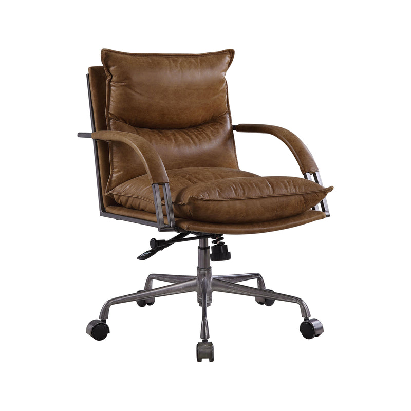 Acme Furniture Haggar 92539 Executive Office Chair - Coffee IMAGE 1