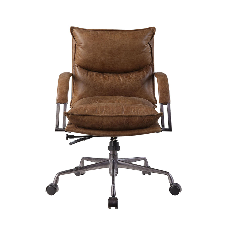 Acme Furniture Haggar 92539 Executive Office Chair - Coffee IMAGE 2
