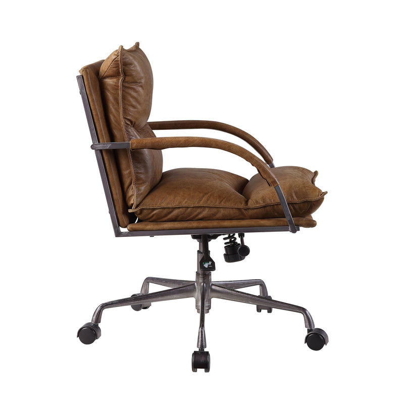 Acme Furniture Haggar 92539 Executive Office Chair - Coffee IMAGE 3