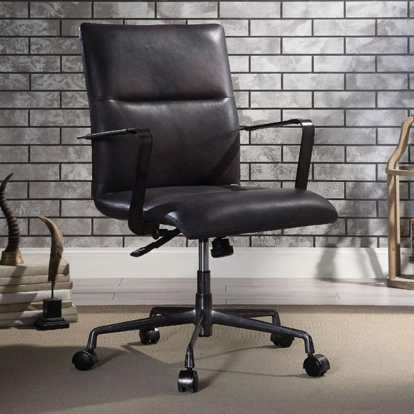 Acme Furniture Indra 92569 Executive Office Chair - Onyx Black IMAGE 1