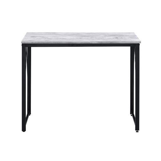Acme Furniture Zaidin 92604 Writing Desk - Antique White & Black IMAGE 2