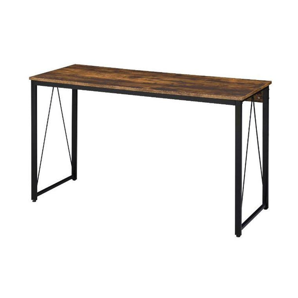Acme Furniture Zaidin 92605 Writing Desk - Weathered Oak & Black IMAGE 1