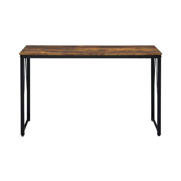 Acme Furniture Zaidin 92605 Writing Desk - Weathered Oak & Black IMAGE 2