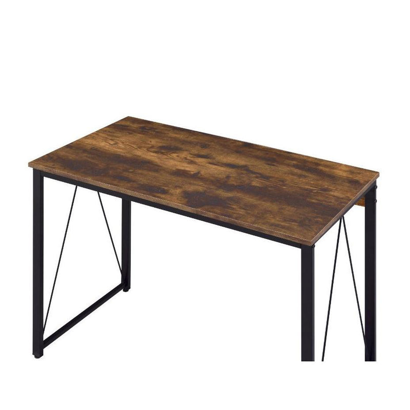 Acme Furniture Zaidin 92605 Writing Desk - Weathered Oak & Black IMAGE 3