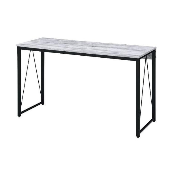 Acme Furniture Zaidin 92609 Writing Desk - Antique White & Black IMAGE 1