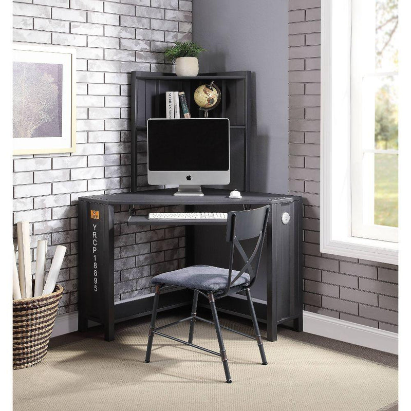 Acme Furniture Cargo 92625 Desk with USB - Sand Gray IMAGE 5