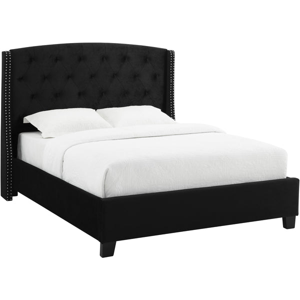 Crown Mark Eva Queen Upholstered Platform Bed 5111BK-Q-HBFB/5111BK-KQ-RAIL IMAGE 1