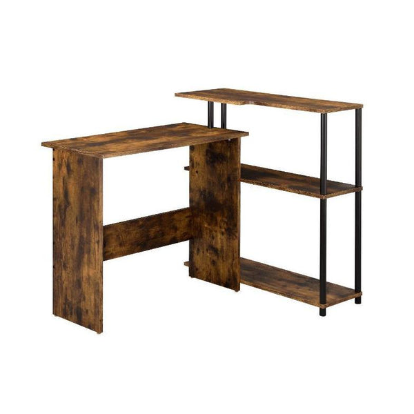 Acme Furniture Ievi 92750 Writing Desk - Weathered Oak & Black IMAGE 1