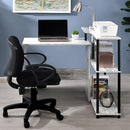 Acme Furniture Ievi 92752 Writing Desk - Antique White & Black IMAGE 1