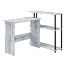 Acme Furniture Ievi 92752 Writing Desk - Antique White & Black IMAGE 2