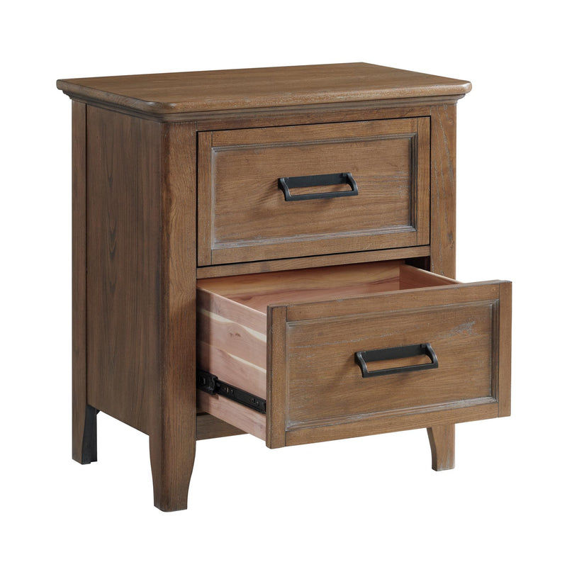 Intercon Furniture Alta 2-Drawer Nightstand AL-BR-5302-HVT-C IMAGE 2