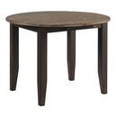Intercon Furniture Round Beacon Dining Table BE-TA-4242D-BWA-C IMAGE 1