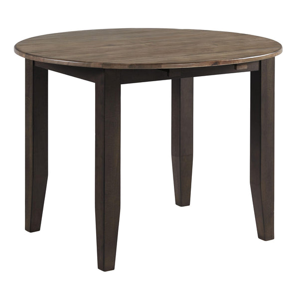 Intercon Furniture Round Beacon Dining Table BE-TA-4242D-BWA-C IMAGE 1