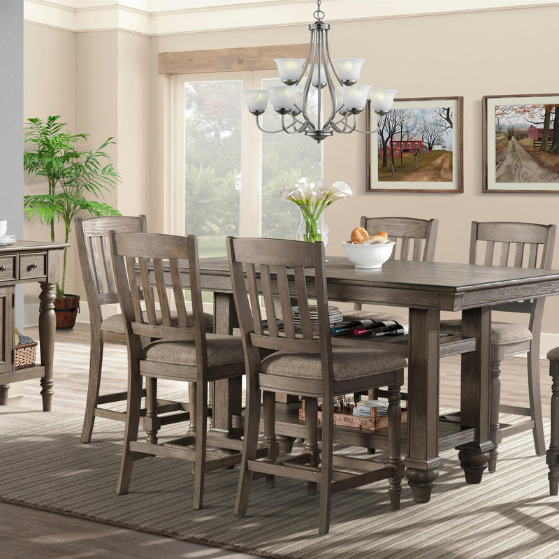 Intercon Furniture Balboa Park Counter Height Dining Table BI-TA-4266G-RDO-C IMAGE 4