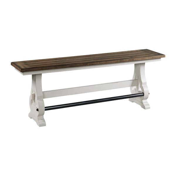 Intercon Furniture Drake Counter Height Bench DK-BS-1566B-RFO-K24 IMAGE 1