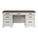 Intercon Furniture Drake DK-HO-6630ED-RFO-C Executive Desk IMAGE 1