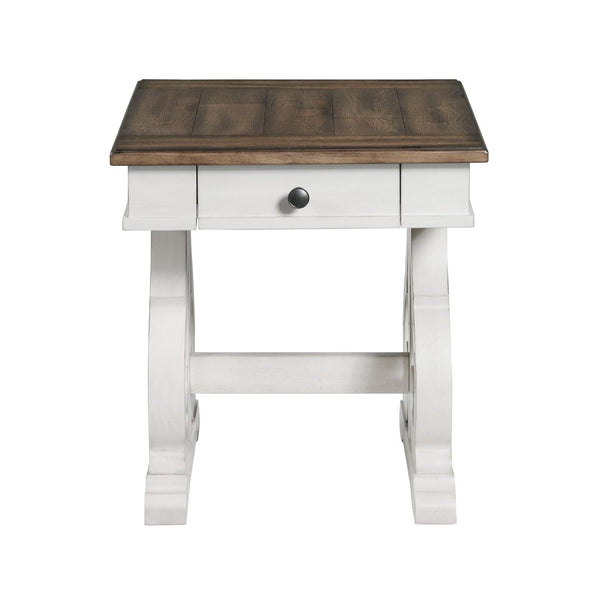 Intercon Furniture Drake Occasionals End Table DK-TA-2224-RFO-C IMAGE 1