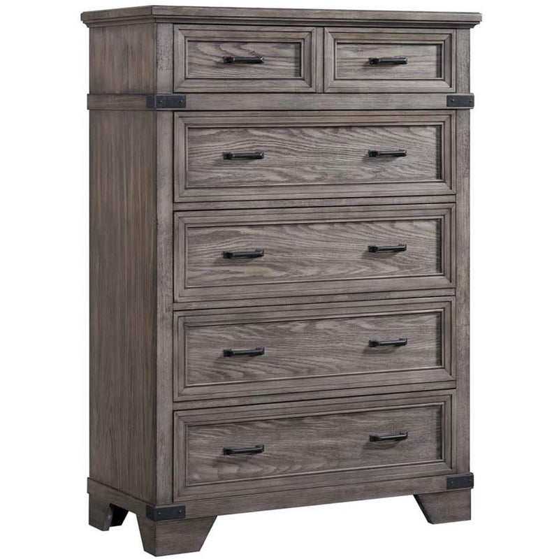 Intercon Furniture Forge 5-Drawer Chest FG-BR-4906-STE-C IMAGE 1