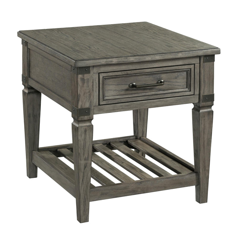 Intercon Furniture Foundry End Table FR-TA-2426-PEW-C IMAGE 2