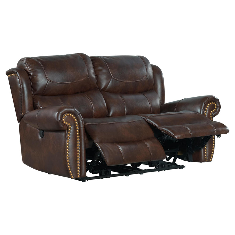 Intercon Furniture Hyde Park Power Reclining Fabric Loveseat HK-LS-268PR-TOB-C IMAGE 3