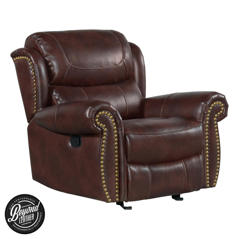 Intercon Furniture Hyde Park Fabric Recliner HK-RC-144MR-BMG-C IMAGE 1