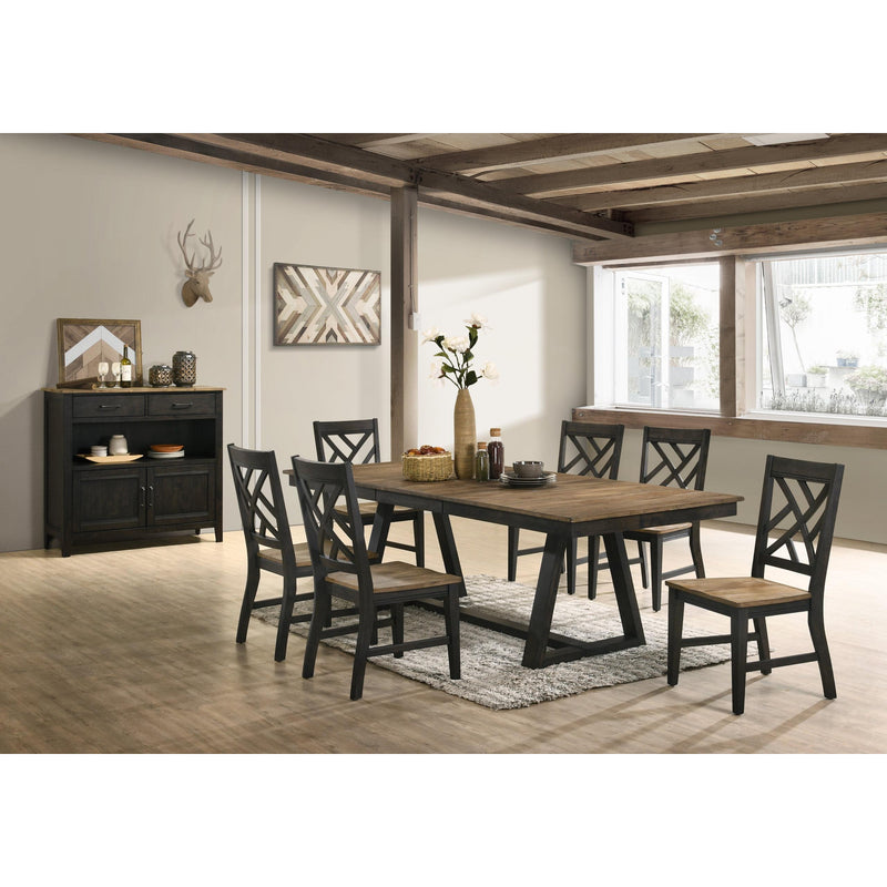 Intercon Furniture Harper Dining Chair HP-CH-385W-BBP-RTA IMAGE 3