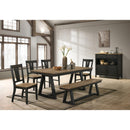 Intercon Furniture Harper Bench HP-CH-6215B-BBP-C IMAGE 3