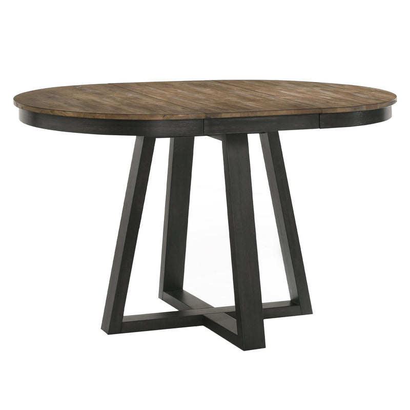 Intercon Furniture Round Harper Counter Height Dining Table with Trestle Base HP-TA-4260G-BBP-C IMAGE 1