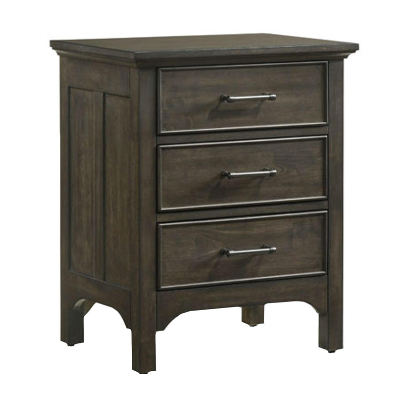 Intercon Furniture Hawthorne 3-Drawer Nightstand HW-BR-5303-BCL-C IMAGE 1