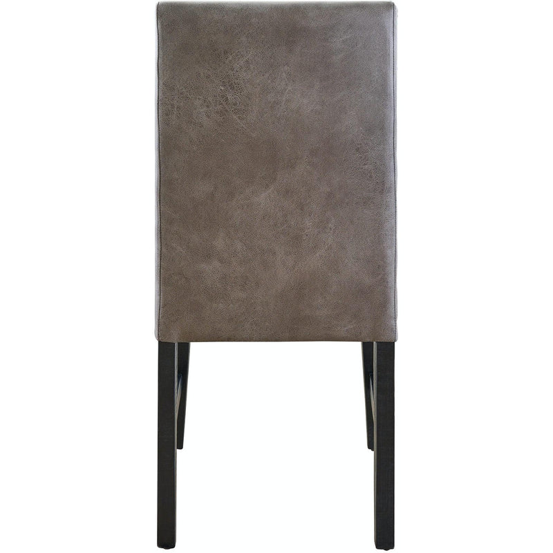 Elements International Cruz MDCZ100GFSCW Dining Side Chair IMAGE 3