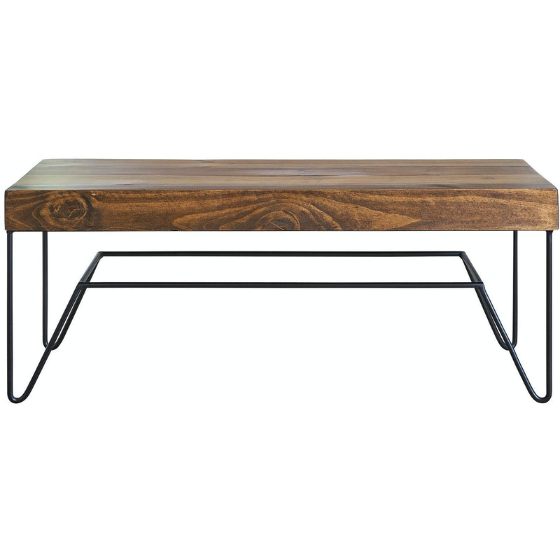  Elements International Cruz MDCZ100BN Dining Bench IMAGE 2