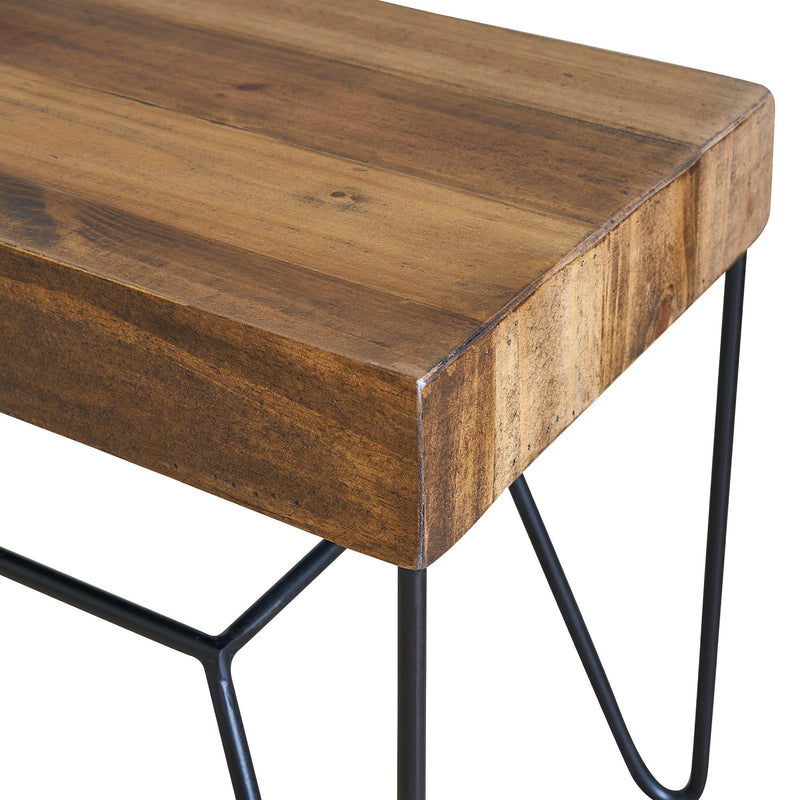  Elements International Cruz MDCZ100BN Dining Bench IMAGE 3