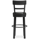Signature Design by Ashley Valebeck D546-630 Tall Upholstered Swivel Barstool IMAGE 4