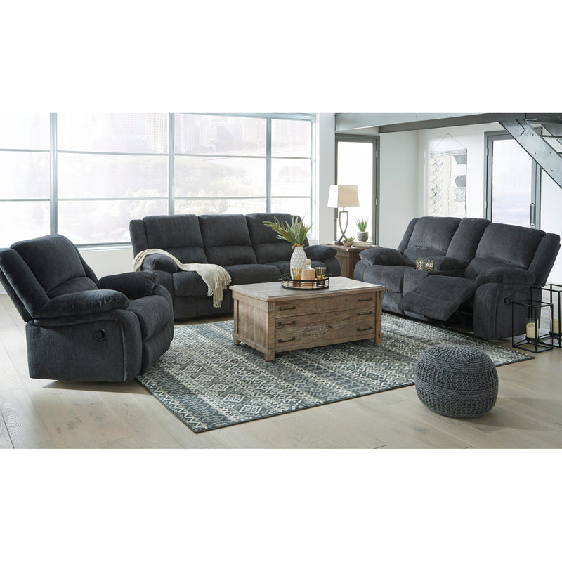 Signature Design by Ashley Draycoll Power Reclining Fabric Loveseat with Console 7650496C IMAGE 12