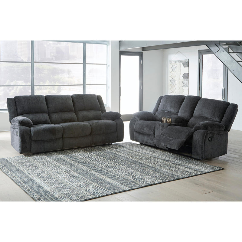 Signature Design by Ashley Draycoll Power Reclining Fabric Loveseat with Console 7650496C IMAGE 8