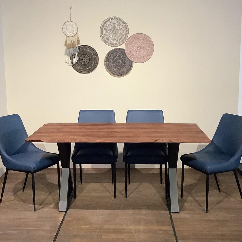 Corcoran Importation Zen Dining Table ZEN-13-BLSB/ZL-BLX IMAGE 5